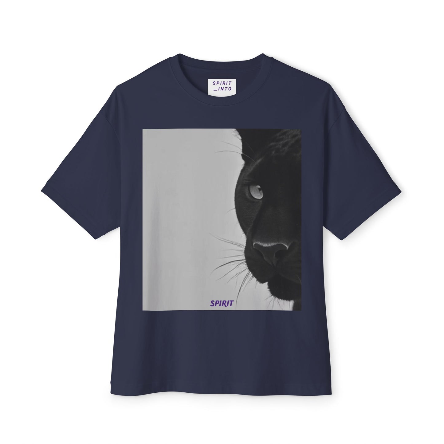 Panther Spirit Oversized Tee, Unisex Graphic Tee for Animal Lovers, Casual Wear, Spirit Week, Gift for Her/Him, Stylish Comfort