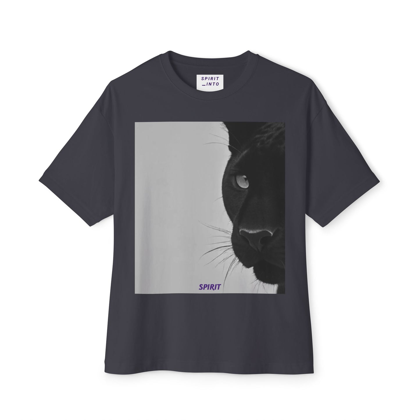 Panther Spirit Oversized Tee, Unisex Graphic Tee for Animal Lovers, Casual Wear, Spirit Week, Gift for Her/Him, Stylish Comfort