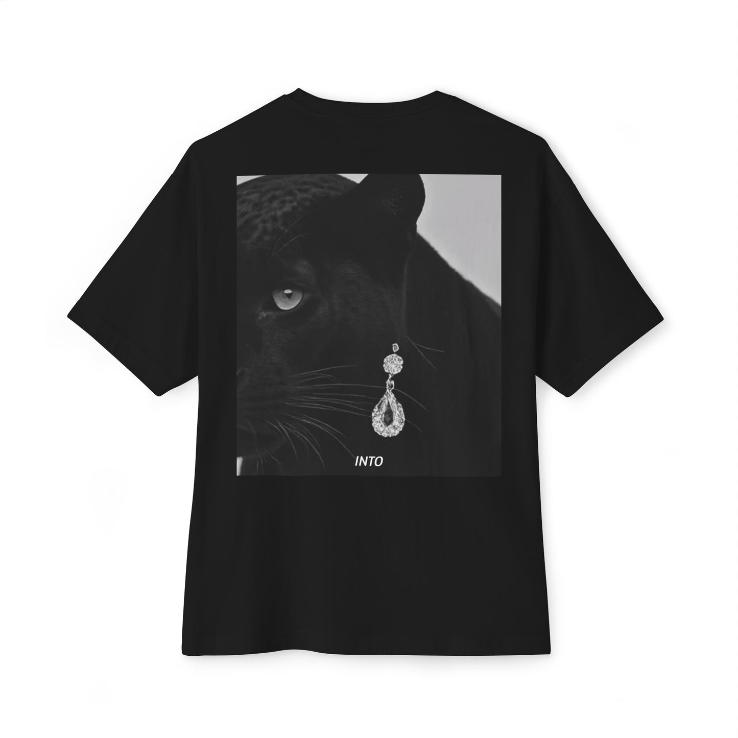 Panther Spirit Oversized Tee, Unisex Graphic Tee for Animal Lovers, Casual Wear, Spirit Week, Gift for Her/Him, Stylish Comfort