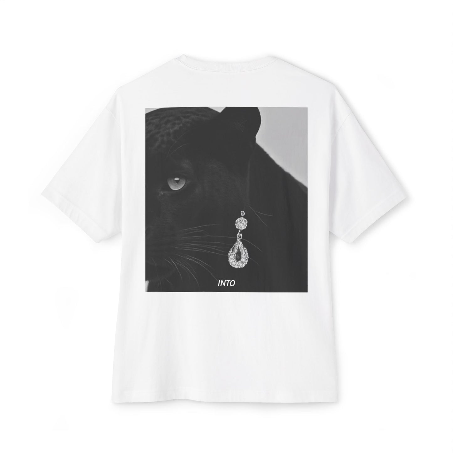 Panther Spirit Oversized Tee, Unisex Graphic Tee for Animal Lovers, Casual Wear, Spirit Week, Gift for Her/Him, Stylish Comfort