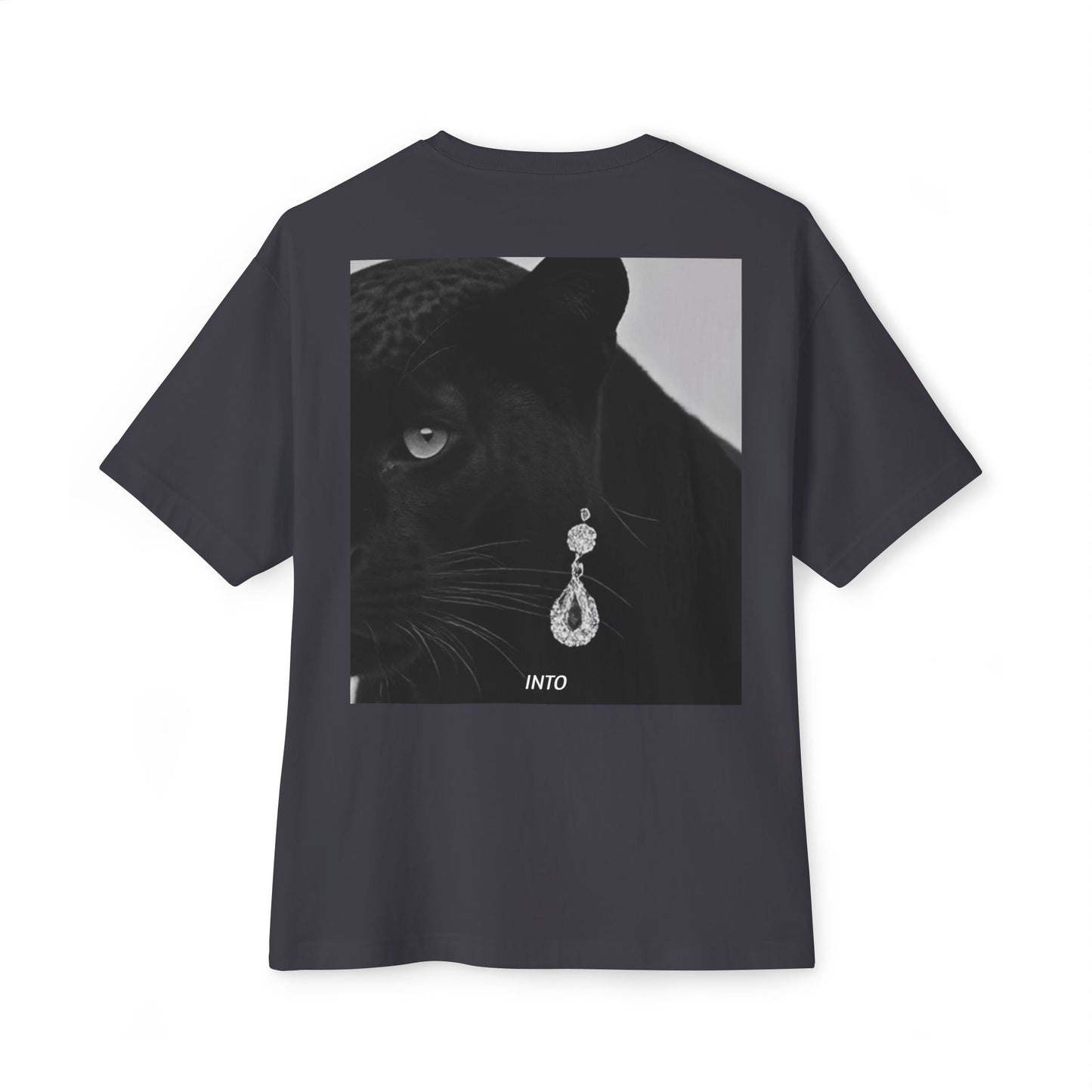 Panther Spirit Oversized Tee, Unisex Graphic Tee for Animal Lovers, Casual Wear, Spirit Week, Gift for Her/Him, Stylish Comfort