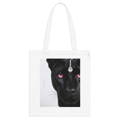 Black Panther Tote Bag/ 100 % Cotton, sustainable, 2 colours options, women empowering