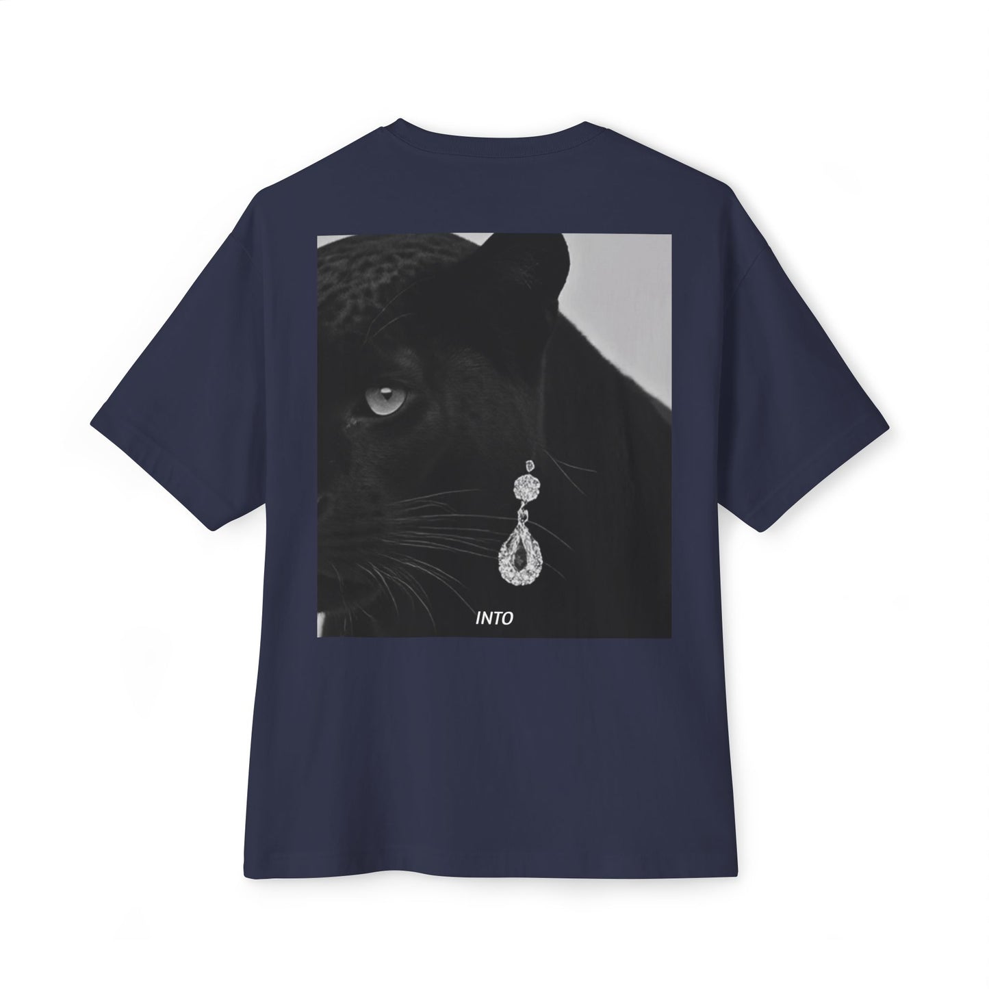 Panther Spirit Oversized Tee, Unisex Graphic Tee for Animal Lovers, Casual Wear, Spirit Week, Gift for Her/Him, Stylish Comfort