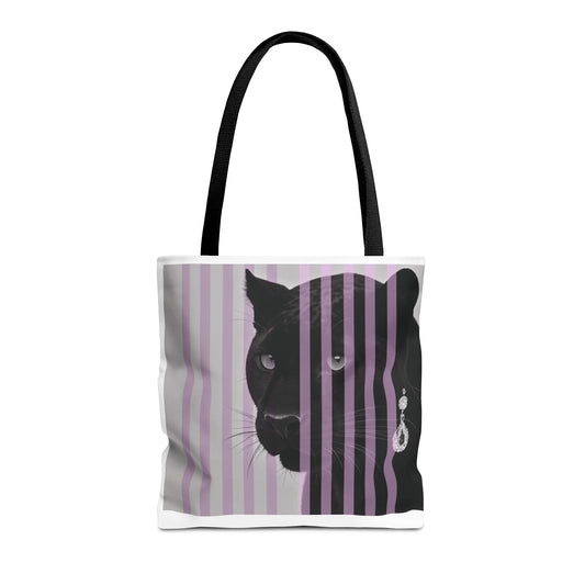 Black panther with stripes - Stylish Accessory, Perfect for Everyday Use, Shopping Bag