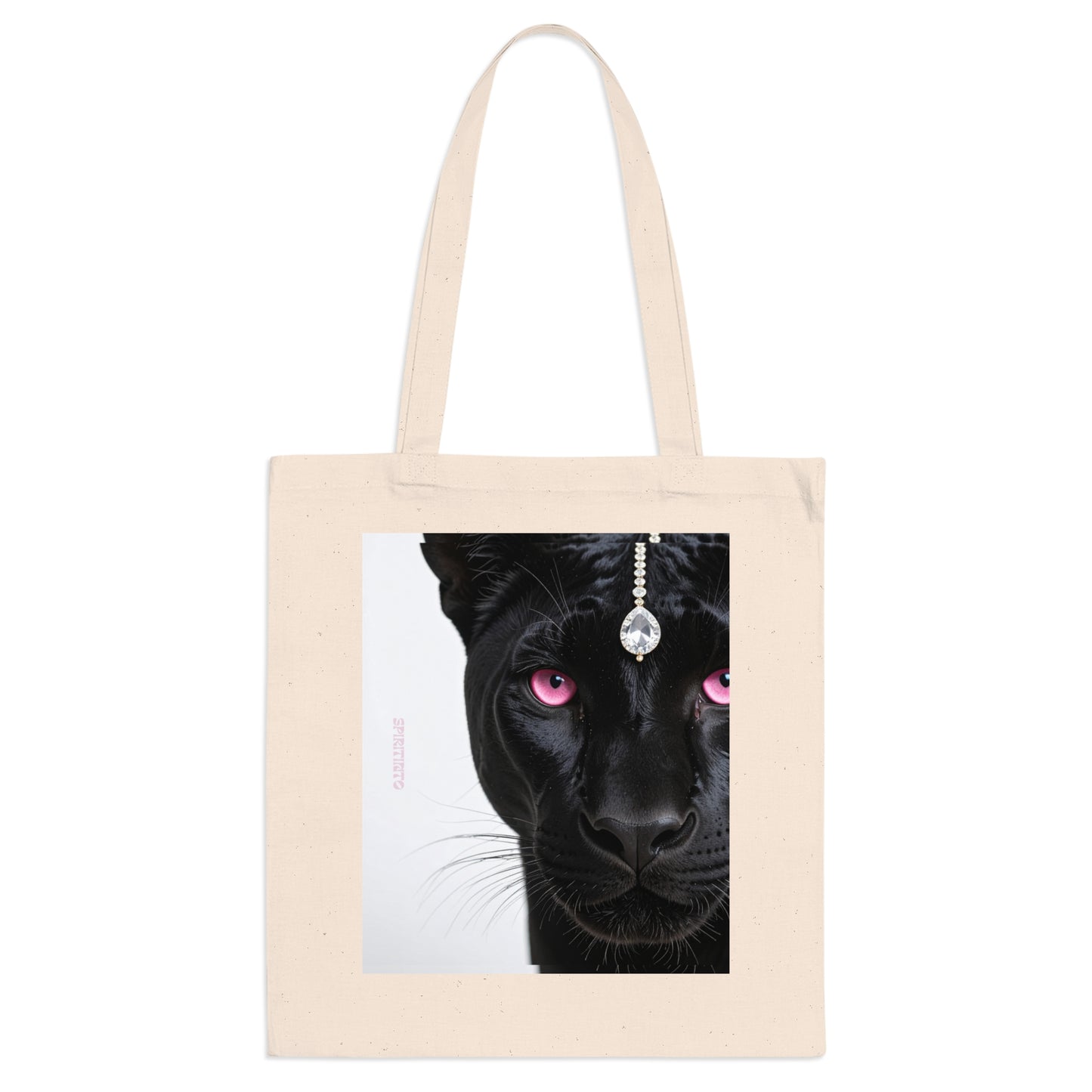 Black Panther Tote Bag/ 100 % Cotton, sustainable, 2 colours options, women empowering