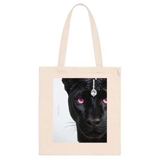 Black Panther Tote Bag/ 100 % Cotton, sustainable, 2 colours options, women empowering