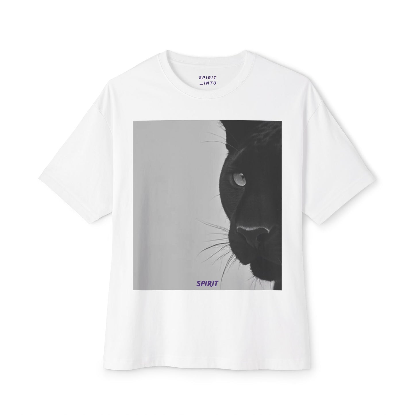 Panther Spirit Oversized Tee, Unisex Graphic Tee for Animal Lovers, Casual Wear, Spirit Week, Gift for Her/Him, Stylish Comfort